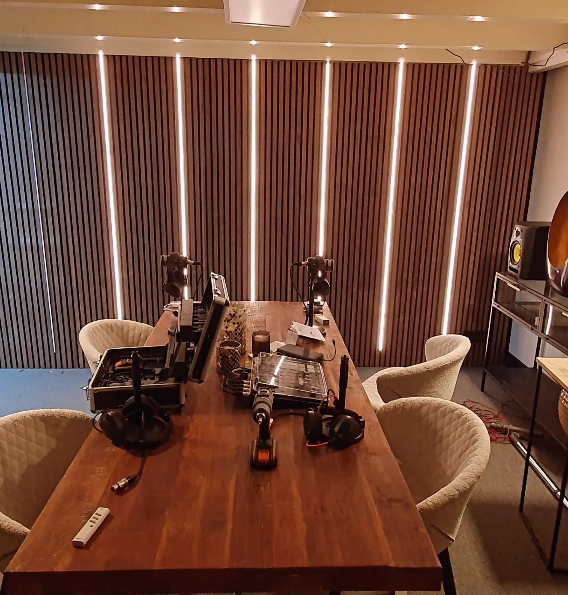 LED-verlichting in een studio